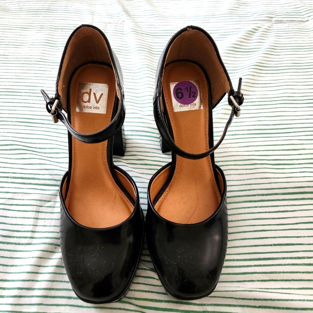 Dolce Vita Chunky Heel Mary Janes